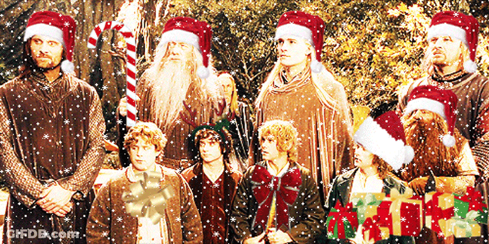 Lord Of The Rings Christmas GIF