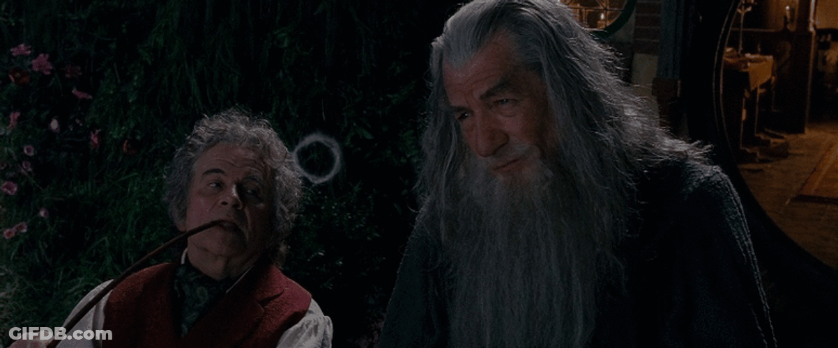 Lord Of The Rings Gandalf Puff GIF