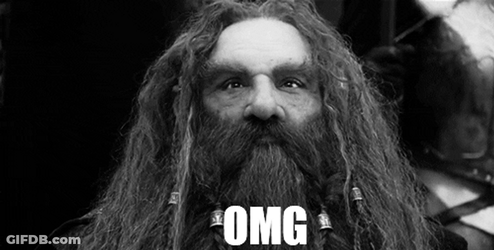 Lord Of The Rings Gimli Omg GIF