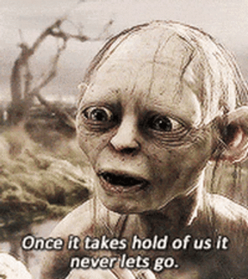 Lord Of The Rings Gollum Let Go GIF