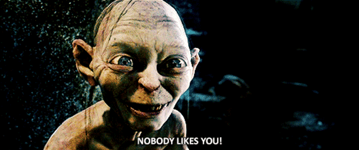 Lord Of The Rings Gollum Teasing GIF
