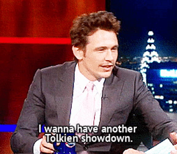Lord Of The Rings Tolkien Showdown GIF