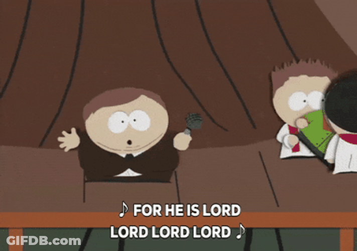 Lord South Park Eric Cartman Singing GIF