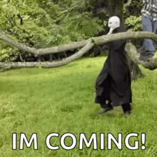 Lord Voldemort Happy Jumping GIF