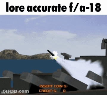 Lore Accurate F/A-18 Video Game Screenshot GIF