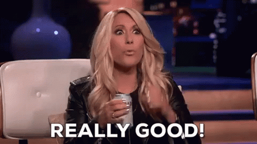 Lori Greiner Says Really Good In Shark Tank GIF