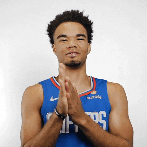 Los Angeles Clippers Jerome Robinson Birdman Hand Rub GIF