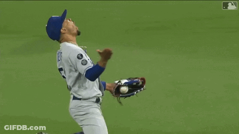 Los Angeles Dodgers Baseball Player Holding Ball GIF
