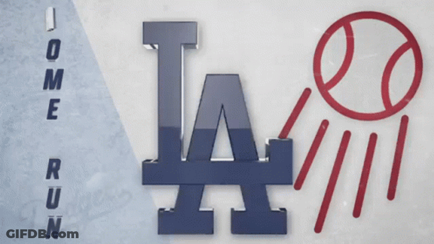 Los Angeles Dodgers Home Run GIF