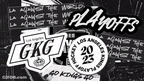 Los Angeles Kings Playoffs Poster GIF