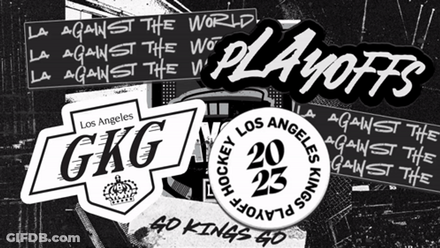 Los Angeles Kings Win Animation GIF