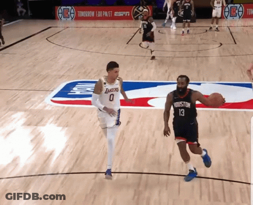Los Angeles Lakers Vs Houston Rockets Basketball Game GIF