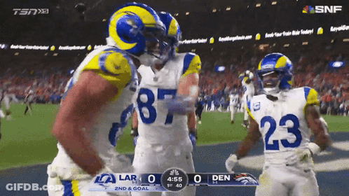 Los Angeles Rams Vs Denver Broncos Football Game GIF