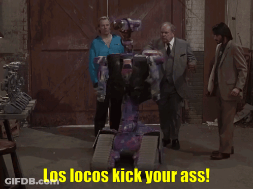 Los Locos Kick Your Balls Into Outer Space GIF