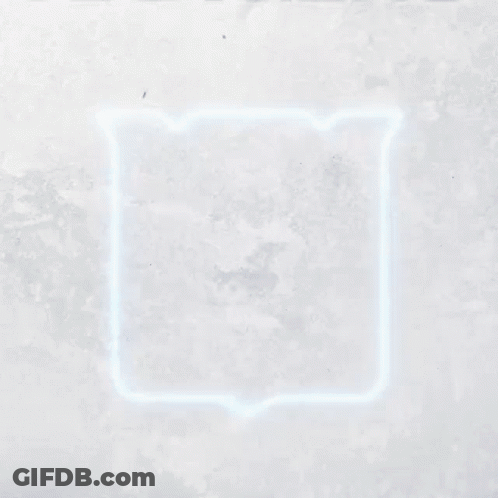 Lose On Blue And White Poster GIF