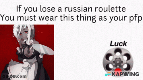 Lose Russian Roulette Wear This As Your PP Luck GIF