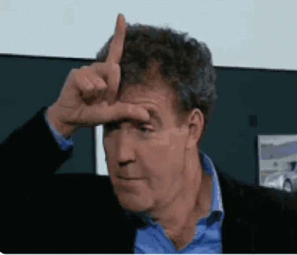 Loser Jeremy Clarkson Sign GIF