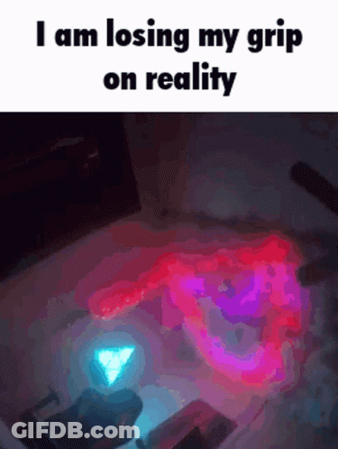 Losing Grip On Reality Voices Louder GIF
