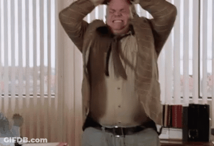Losing My Mind Chris Farley GIF