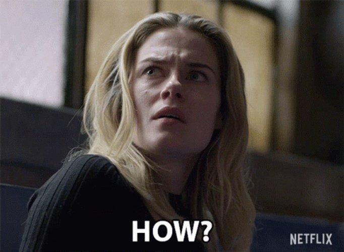 Lost And Confused Woman Asking How GIF