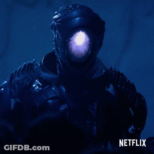 Lost In Space Character Robot Illuminated Face GIF