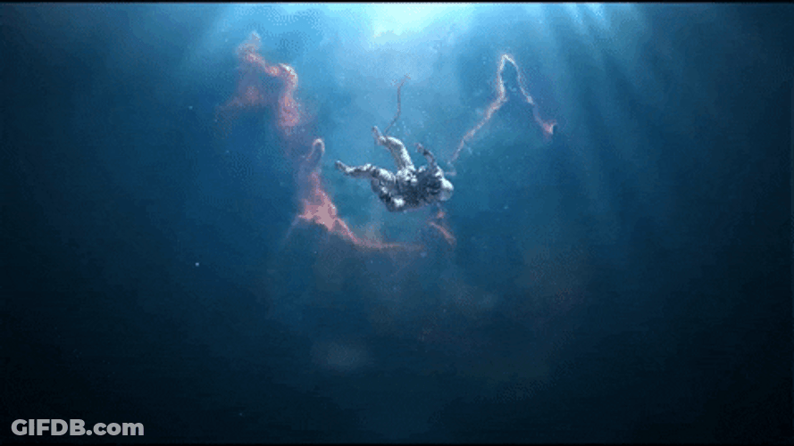 Lost In Space Hovering In Void GIF