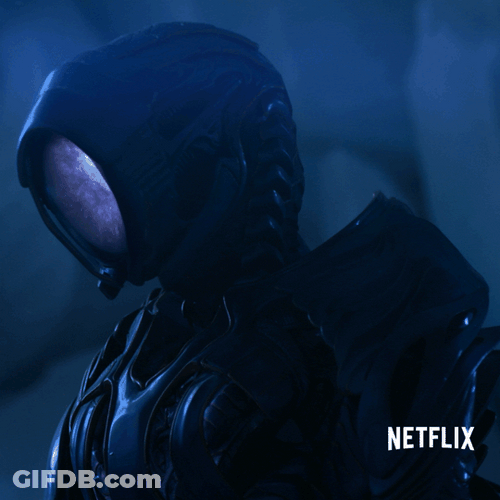 Lost In Space Robot Looking Away Loop GIF