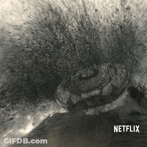 Lost In Space Spaceship Crash Landing GIF