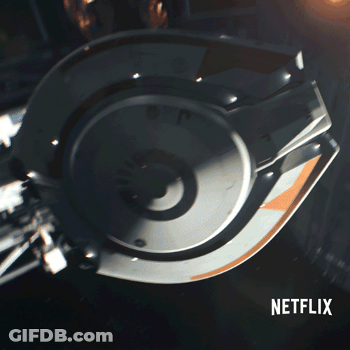 Lost In Space Spaceship Flying Out GIF