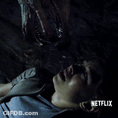 Lost In Space Terrified Evan Scary Monster GIF