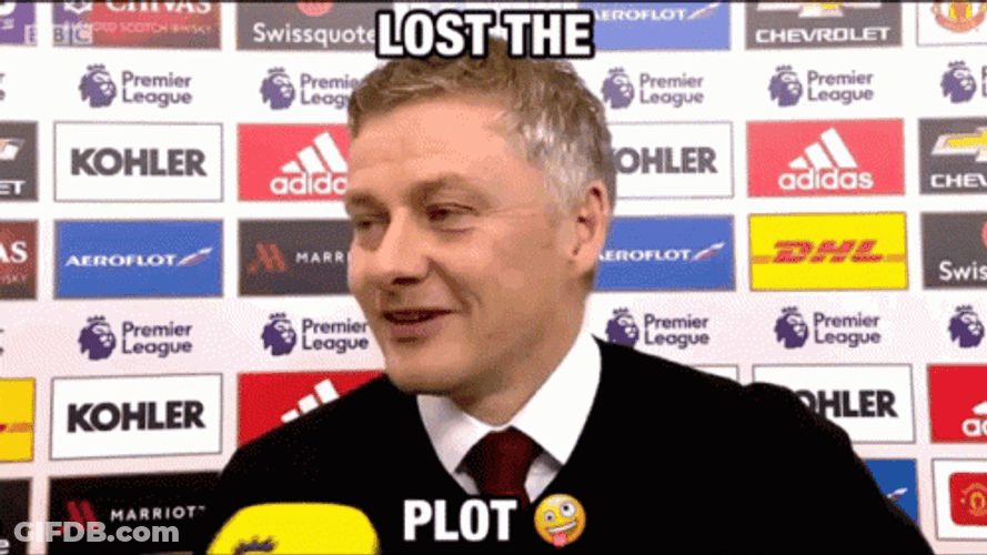 Lost The Plot Manchester United GIF