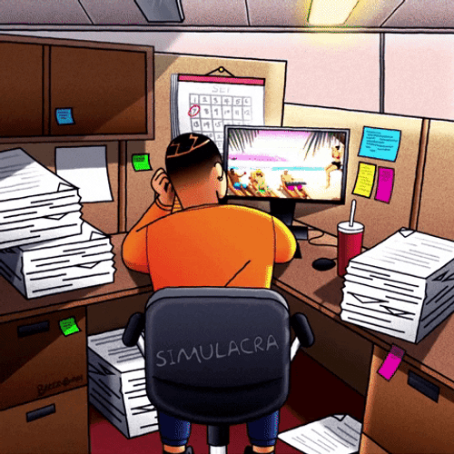 Lot Of Piled Paper Work Monday Scene GIF