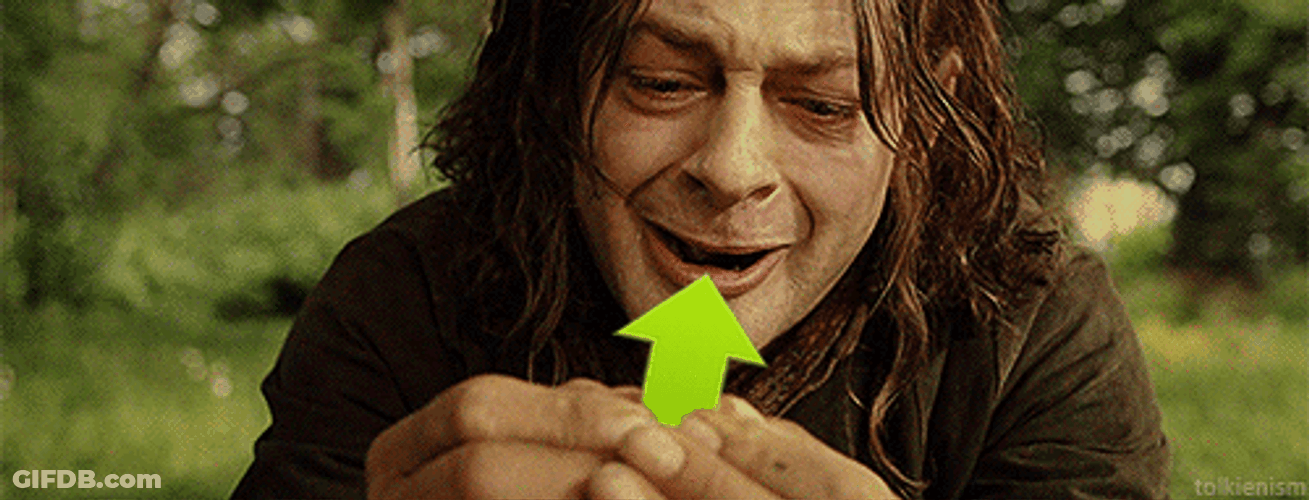 LOTR Andy Serkis My Precious GIF