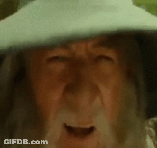 Lotr Gandalf Heavy Panting GIF
