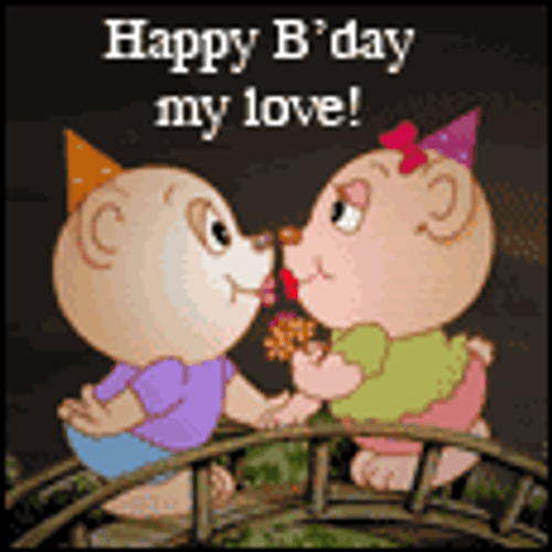 Lots Of Kisses Happy Birthday Husband GIF