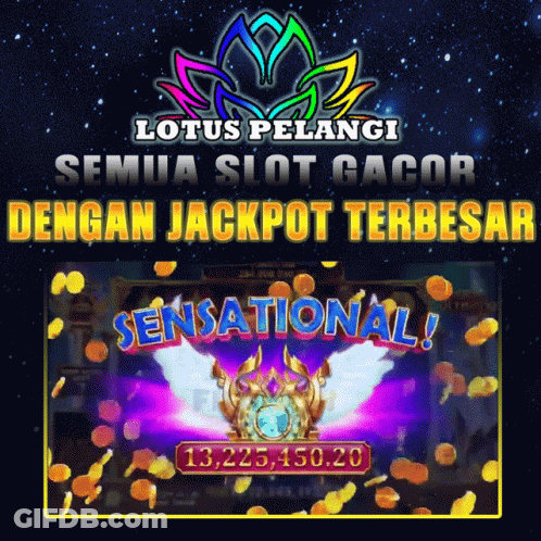 Lotus Pelangi Slot Machine Huge Win GIF