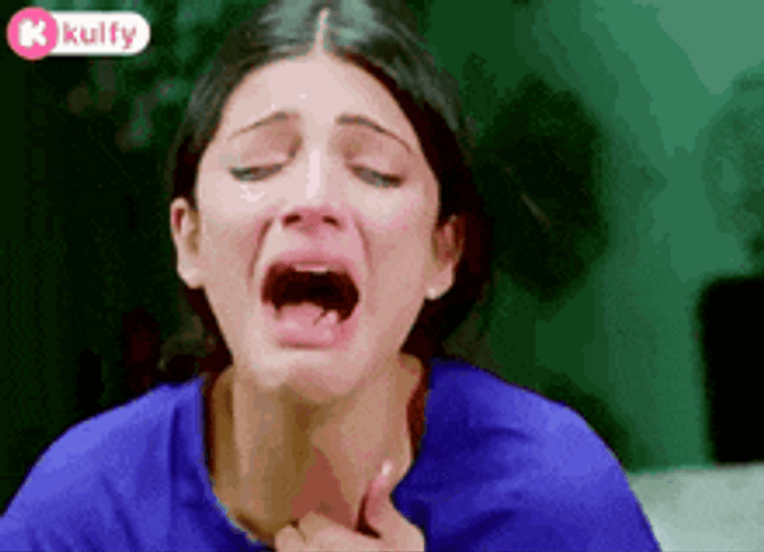 Loud And Sad Crying Shruti Haasan GIF