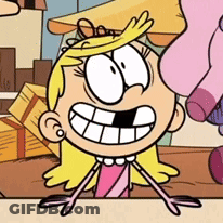 Loud House Character Sitting At Table GIF
