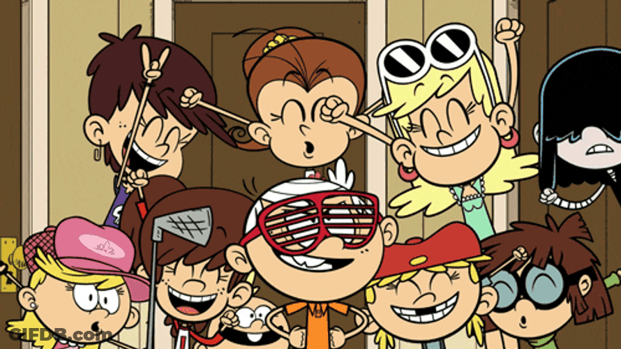 Loud House Cheering Wooo GIF