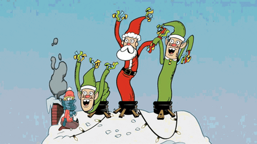 Loud House Mom And Family Christmas Party GIF