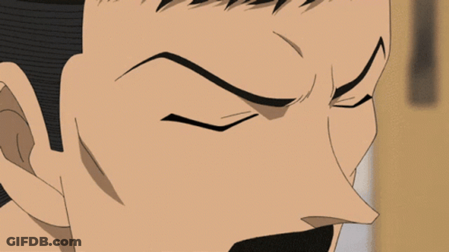 Loud Noises Detective Conan Kogoro Mori GIF