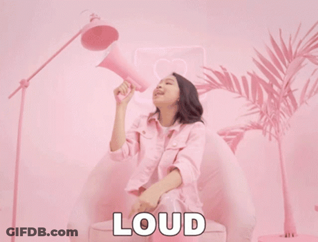 Loud Noises Pink Zara Leola GIF