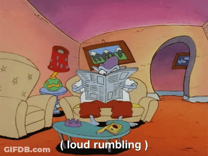 Loud Rumbling House Crash GIF