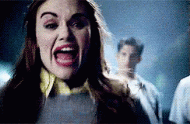 Loud Screaming Lydia Martin Teen Wolf GIF
