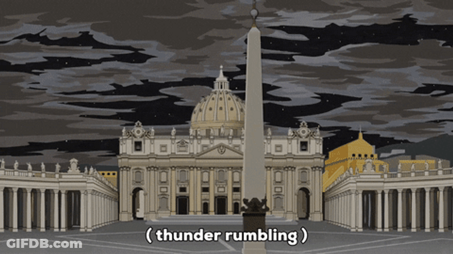 Loud Thunder Rumbling Outside GIF