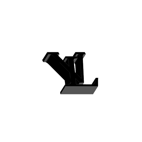 Louis Vuitton 3D Logo Sticker GIF