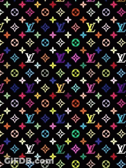 Louis Vuitton Brand Pattern Art GIF