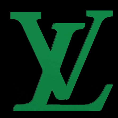 Louis Vuitton Fashion 3D Logo GIF