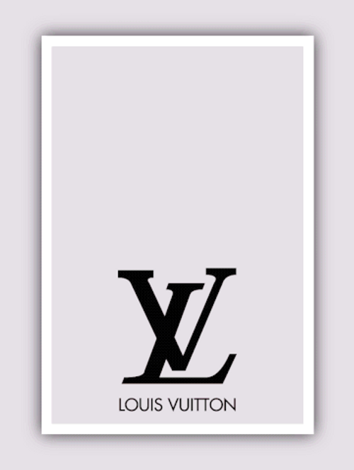 Louis Vuitton Fashion Models Collage GIF