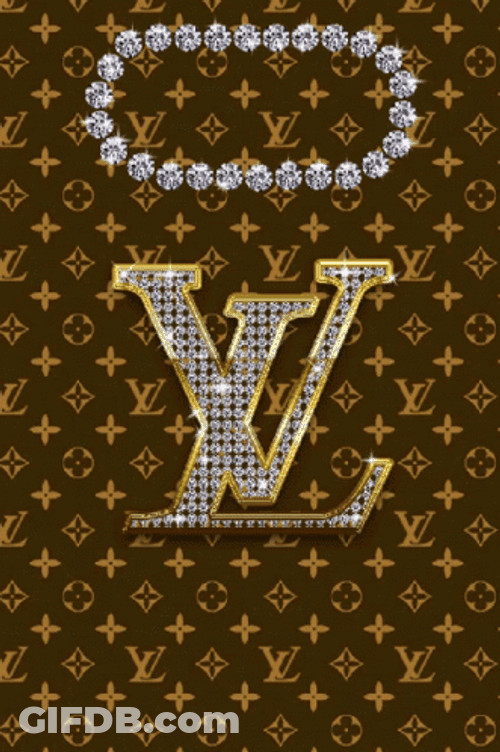Louis Vuitton Fashion Sparkle Art GIF